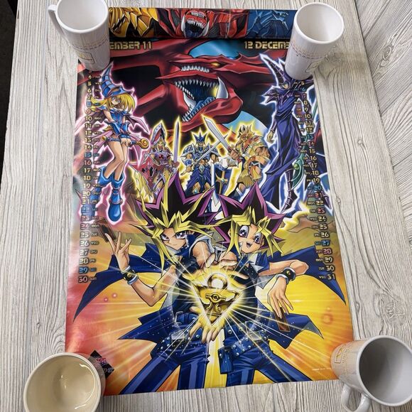 Yu-Gi-Oh Poster Calendar 2003 All 7 Sheets Kazuki Takahashi 16.5"x23.75" Vintage - Picture 7 of 15